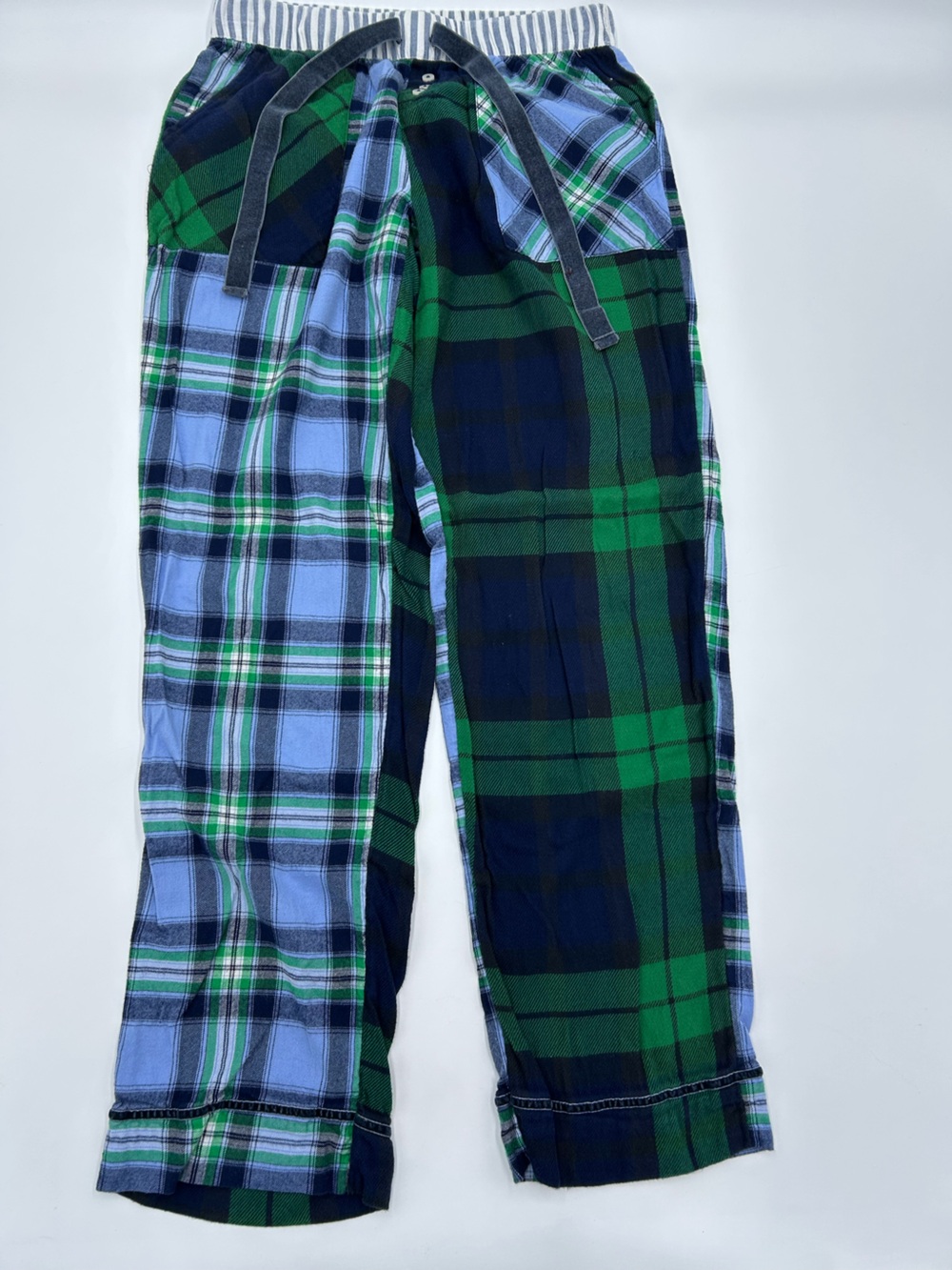 aerie Plaid Lounge Pants in Blue & Green XS